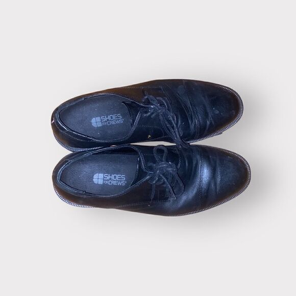 Shoes For Crews Black Leather Shoe Size 8.5 - Picture 4 of 5